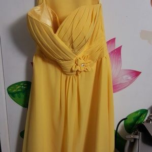 Festive yellow dress